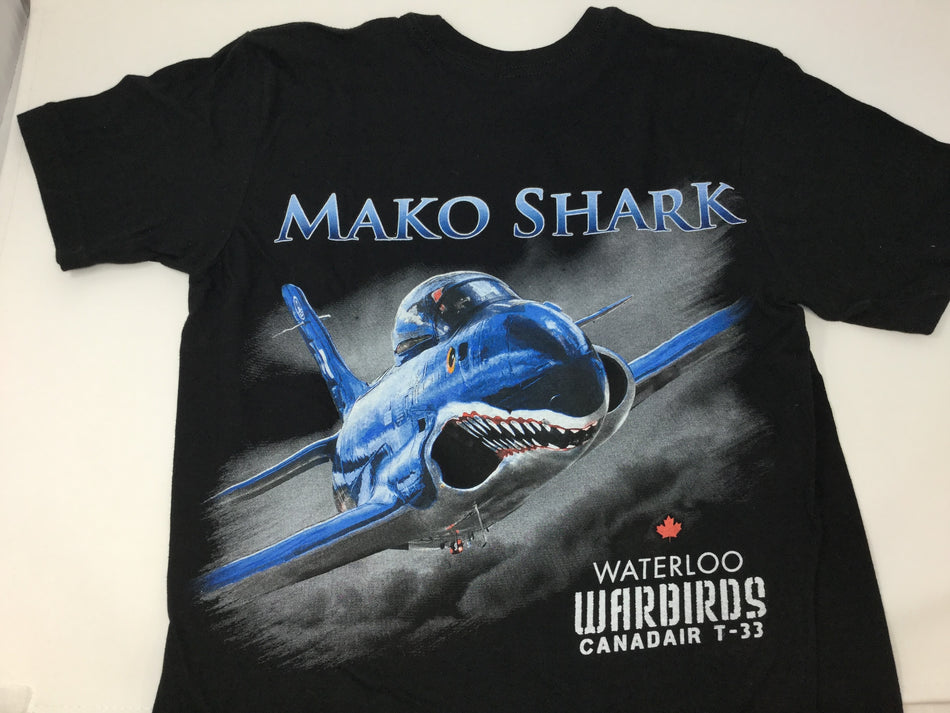 Waterloo Warbirds Mako Shark T-Shirt - Youth Size