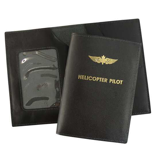 Pilot Licence Document Booklet Holder - Helicopter