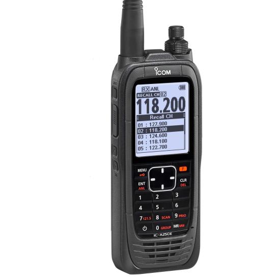 ICOM A25 VHF Air Band Radio Transceiver – Hammond Aviation Ltd.