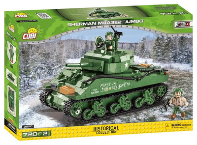 COBI Sherman M4A3E2 "Jumbo" Tank: Set #2550