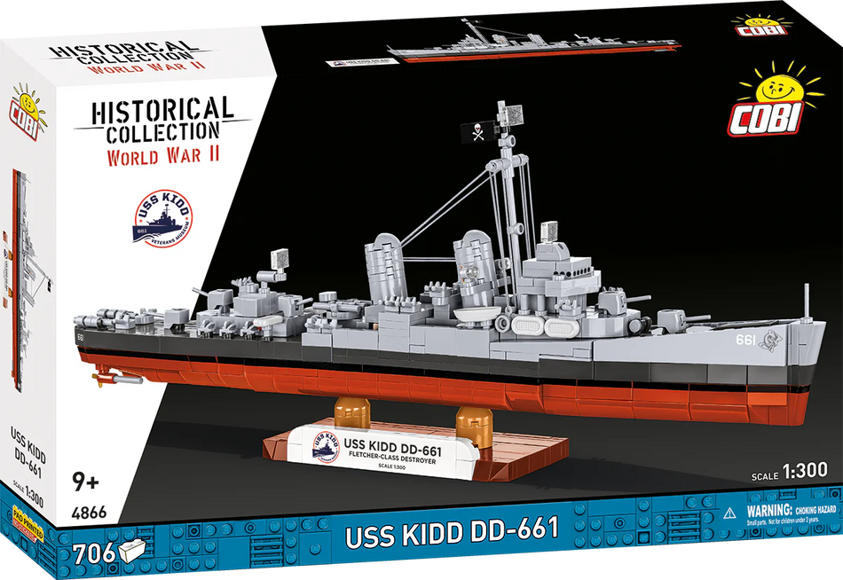 Cobi WWII/USS KIDD/FCD #4866