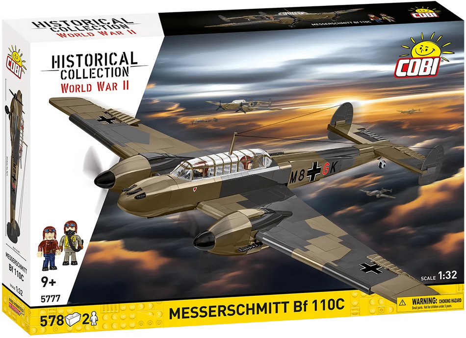 Cobi 573 PCS HC WWII /5777/ MESSERSCHMITT BF 110C #5777