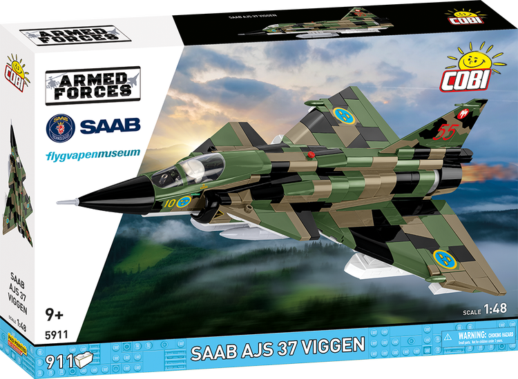 COBI SAAB AJS 37 Viggen Jet Fighter: Set #5911COBI SAAB AJS 37 Viggen Jet Fighter: Set #5911 COMING SOON