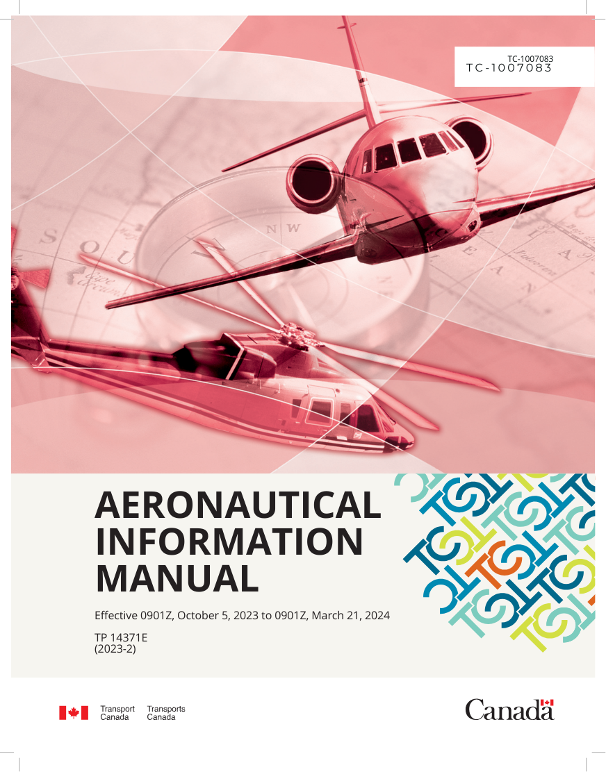 Aeronautical Information Manual (A.I.M.) Compact English Edition, Effective October 5, 2023 - March 21, 2024