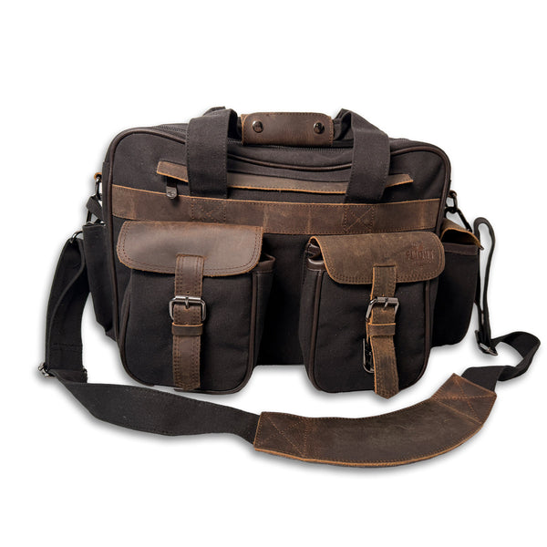 Flight Outfitters Black Bush Pilot Folio Bag
