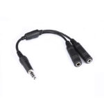 Hammond Aviation - Aviation Headset Adapter Cable GA Headset to Helicopter