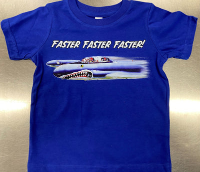 Toddler T-Shirt - "Faster, Faster, Faster"