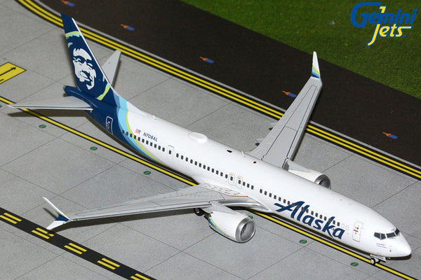 GeminiJets Alaska Airlines B737 MAX 9 (1:200 Scale)
