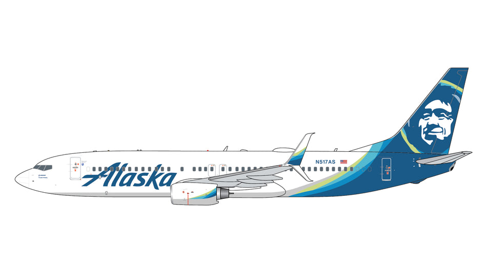 GeminiJets Alaska Airlines B737-800S