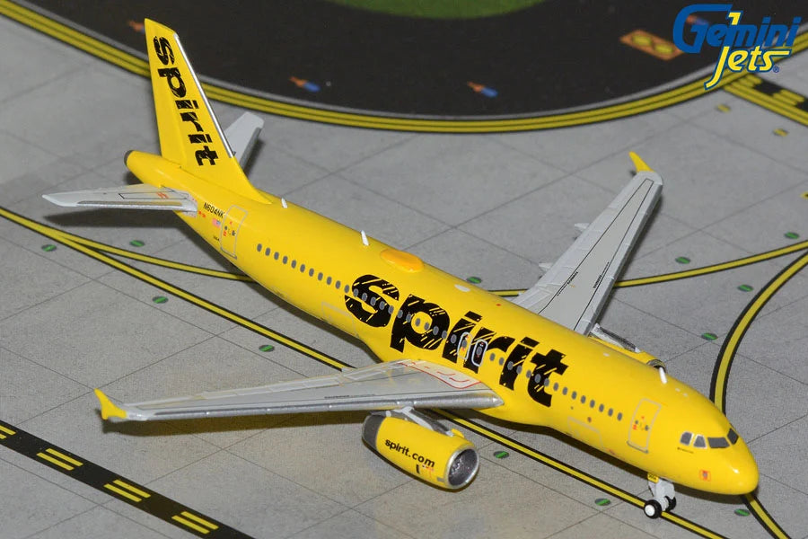 GeminiJets Spirit Airlines A320-200 (1:400 Scale)