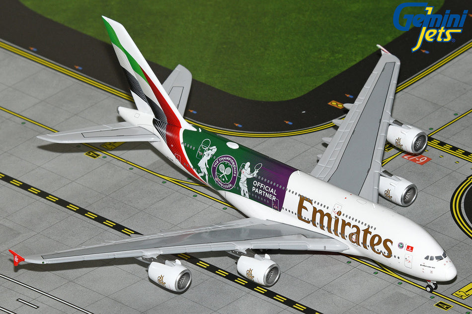 GeminiJets Emirates A380 A6-EOE “Wimbledon – Official Partner” (1:400 Scale)