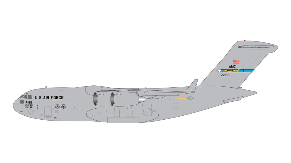 GeminiJets U.S. Air Force C-17A (1:400 Scale)