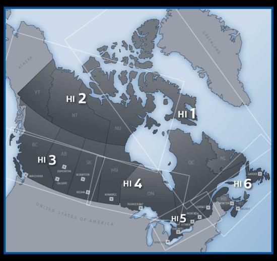 Enroute High Altitude Charts - Canada and North Atlantic (5)