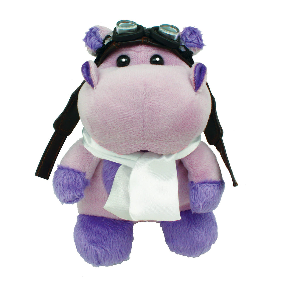 BORN Products- Mini Aviator Plush Hippo