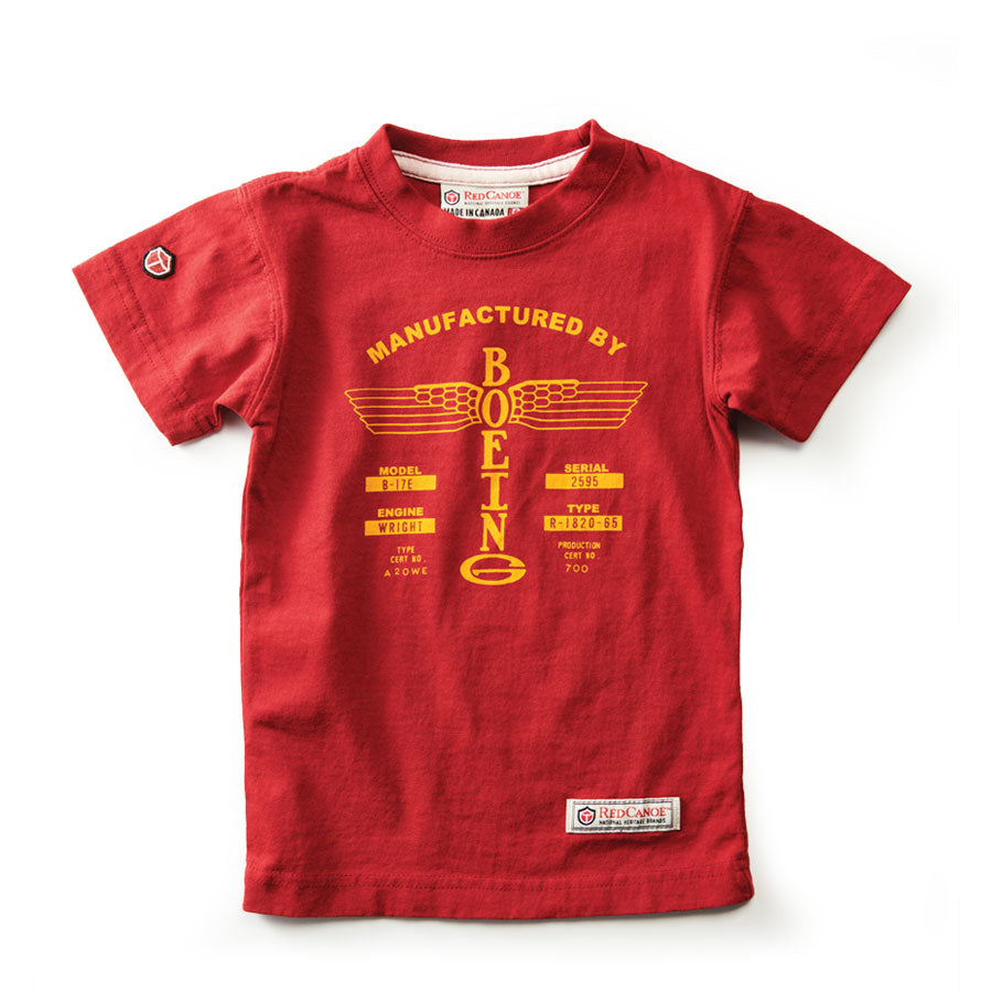 Red Canoe Kids Boeing T-Shirt