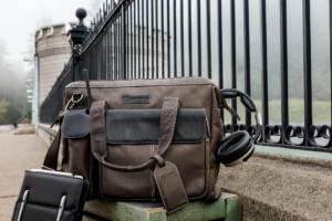Lightspeed "GANN" Leather Flight Bag