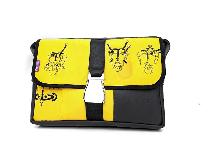 Mariclaro Laptop/ Messenger Bag- Aircraft Lift Jacket