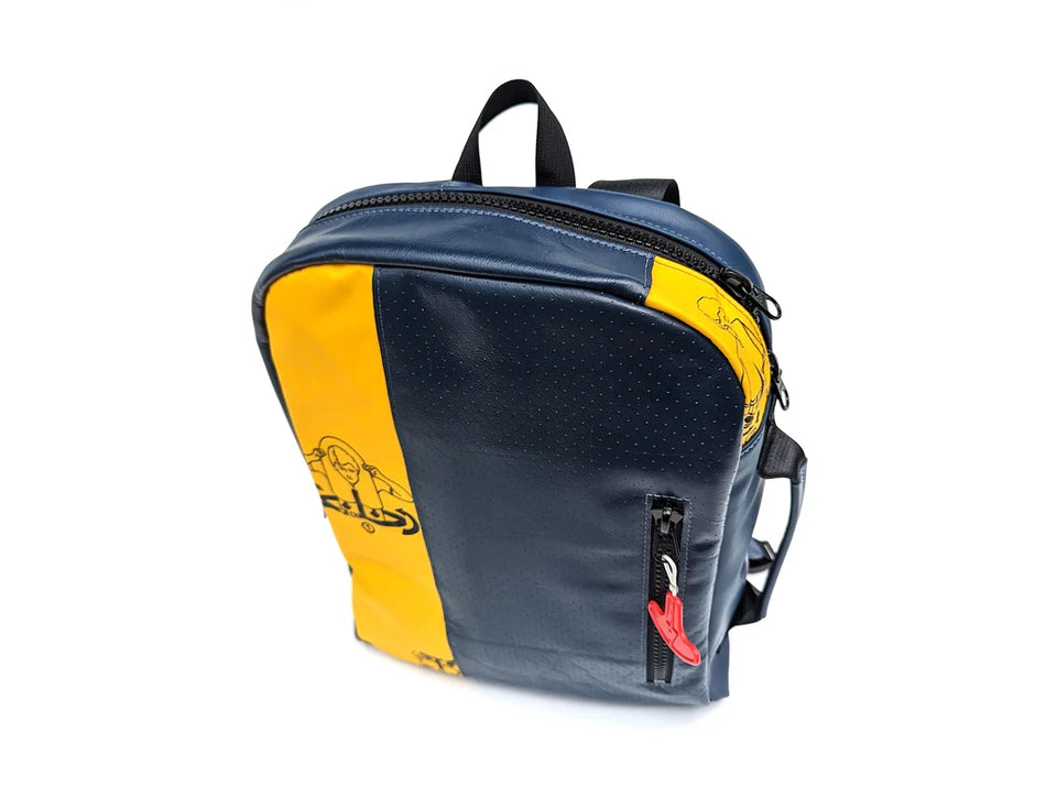 Mariclaro Designs Satellite Backpack 15"- Airbus 319/ Life Jacket