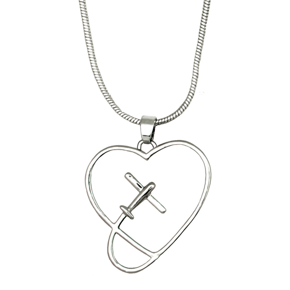 Necklace - Flying Heart