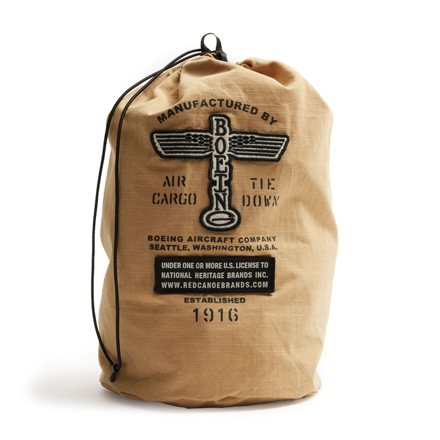 Red Canoe Vintage Logo Ripstop Bag - Tan