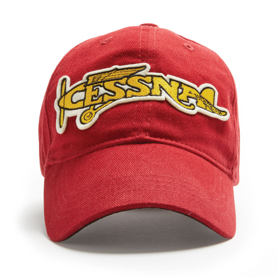 Red Canoe Cessna Plane Cap