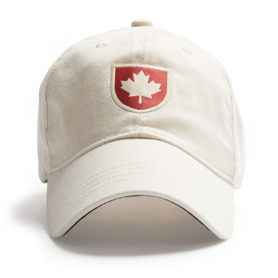 Red Canoe Canada Shield Cap, Stone