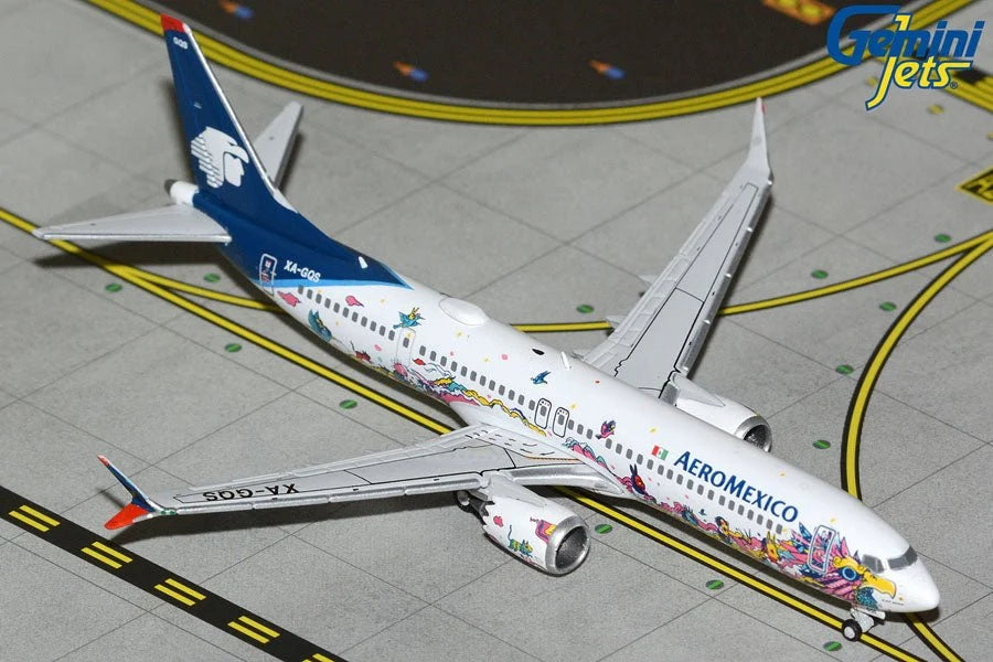 GeminiJets Aeromexico XA-GQS "Kukulcán" livery (11/25)(1:400 Scale)