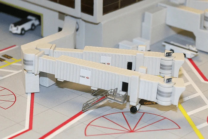 GeminiJets 1:400 Scale Air Bridge Set 2 (3 Double Widebody Bridges)