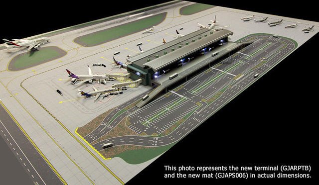 GeminiJets 1:400 Scale Air-Side/Land-Side Airport Terminal