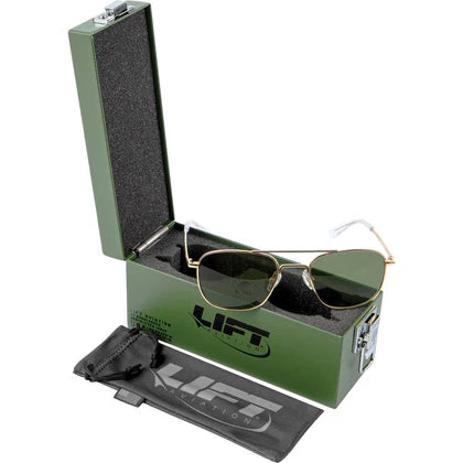 Lift Aviation Tanium -AVX Sunglasses with FREE Lift Aviation Corporate Tee