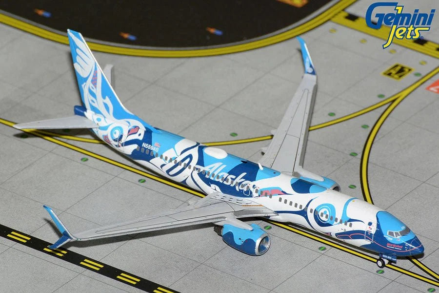 GeminiJets Alaska N559AS "X̱áat Ḵwáani"/"Salmon People" (10/23, 8/25)(1:400 Scale)