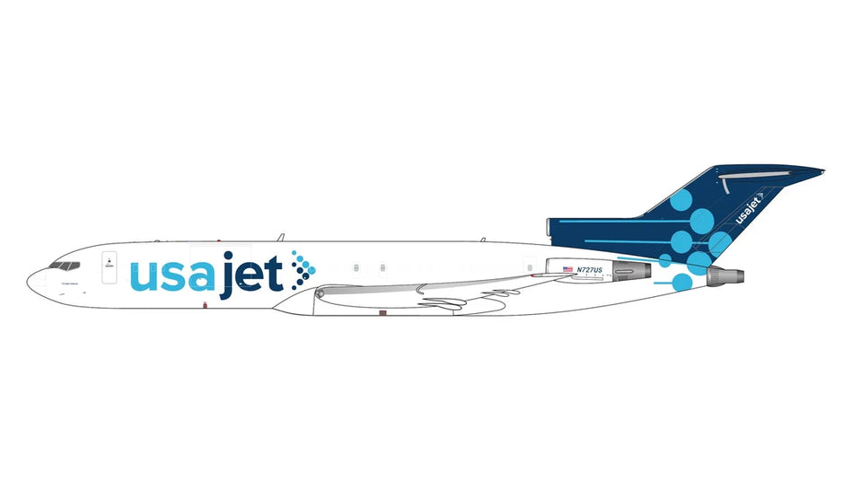 GeminiJets USAJet Airlines B727-200F/Adv. " Last Operating 727 in the U.S"