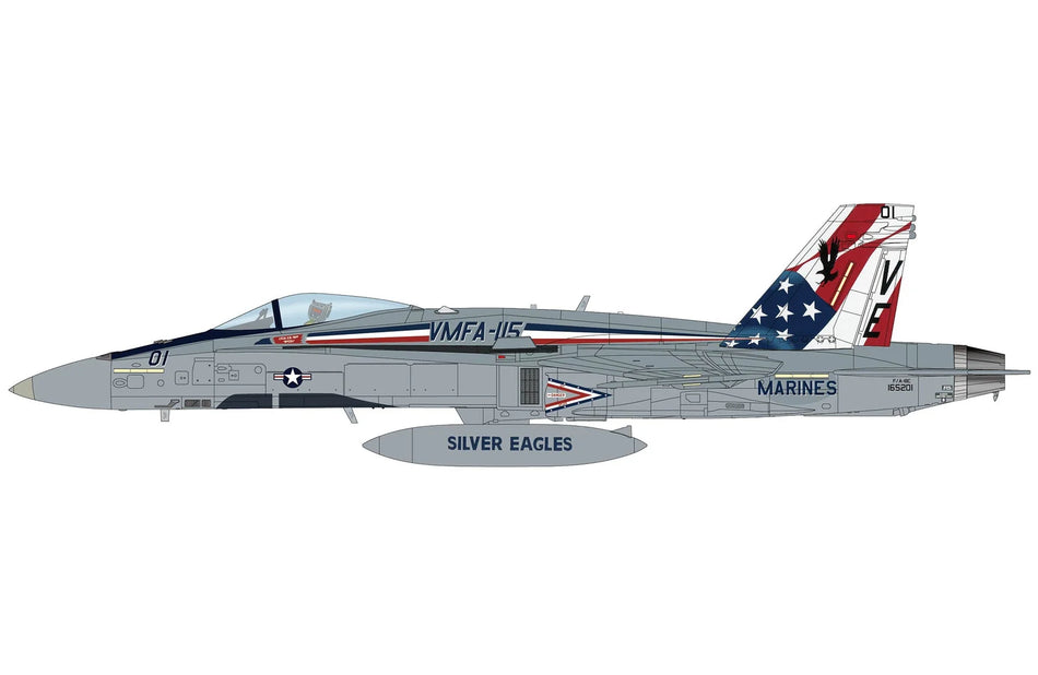 HOBBYMASTER F/A-18C Hornet 165201, VMFA-115 Silver Eagles, Yokota, 2020 COMING SOON