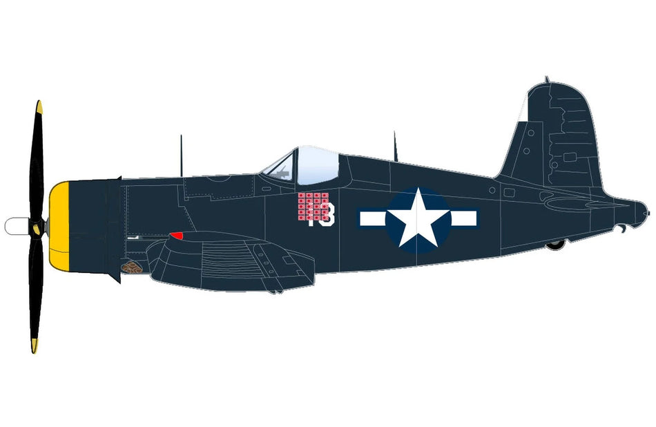 HOBBYMASTER F4U-4 Corsair "Tokyo Raid" Capt. Kenneth Walsh, VMF-222, Awase, 1945 COMING SOON