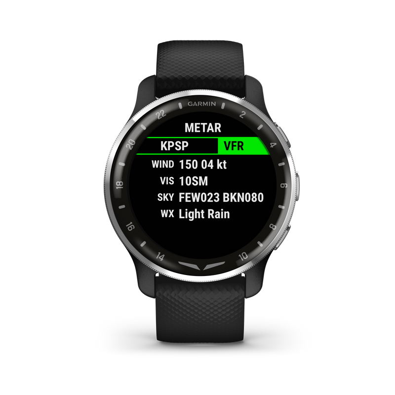 Garmin D2™ Air X10 Aviator Smartwatch - Black