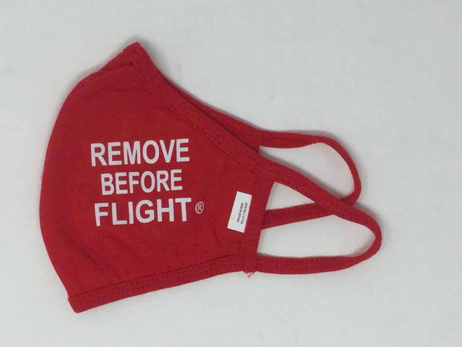 Face Mask - Remove Before Flight