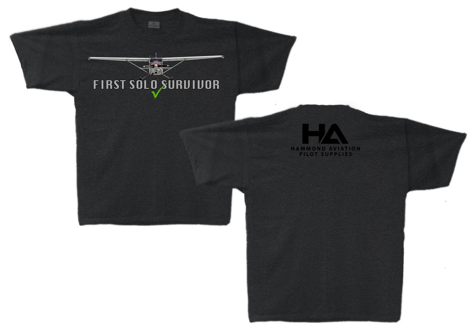 T-Shirt - First Solo Survivor (Fixed Wing)