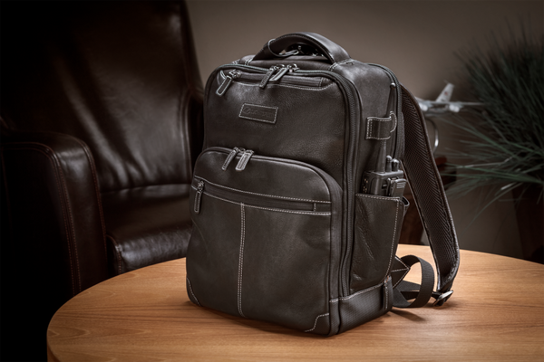 Lightspeed "Duke" Leather Flight Bag / Backpack