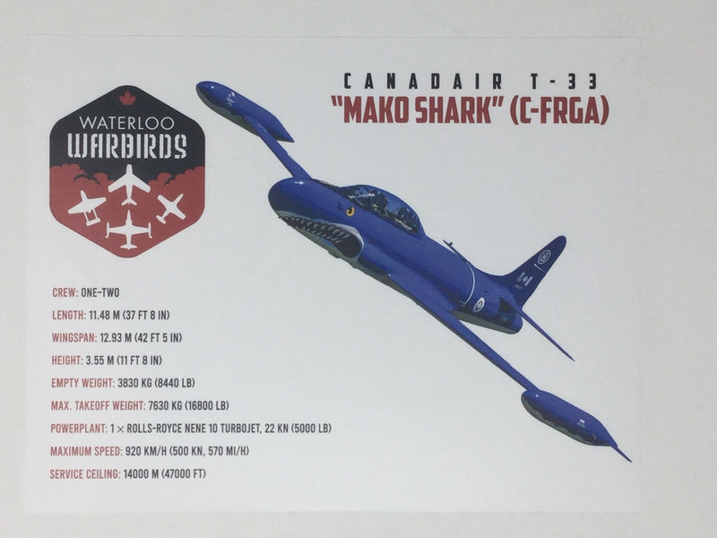 Waterloo Warbirds Sticker Set For Cars or Walls