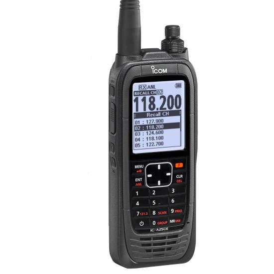 ICOM A25 VHF Air Band Radio Transceiver