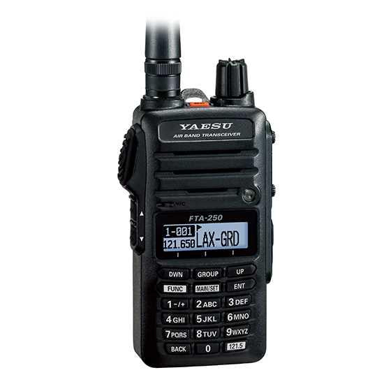 Yaesu FTA-250L VHF Air Band Radio Transceiver