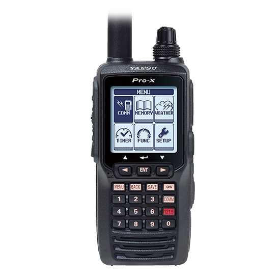Yaesu FTA-550 PRO-X Nav/Com Air Band VHF Radio Transceiver